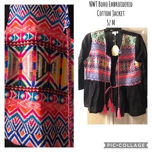 NWT Boho Jacket